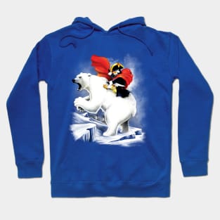 Penguin crossing the North Pole Hoodie